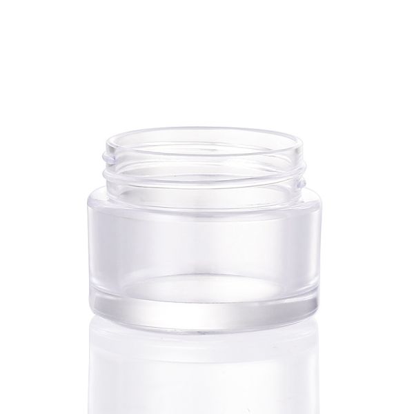 Luxury Empty Cosmetic Jars , Biodegradable Plastic Jars 8oz Capacity