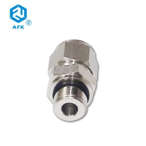 NPT Connector Union SS316 Screwed Tube Fittings 8mm 3000PSI