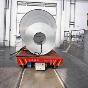 Intelligent V Type Saddle Coil Transfer Cart Remote Control Custom Load