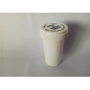 7 Sizes Easy Open Pill Bottle Containers Opaque Color Water Resistant For