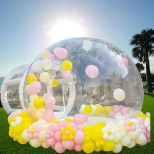 Clear Transparent Tent Inflatable Dome Bubble House for Balloons Flying Inside