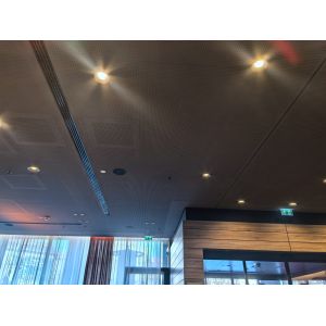 Shopping Mall Ceiling Tiles Customs Design Pattern Aluminum Perforated Acoustic
