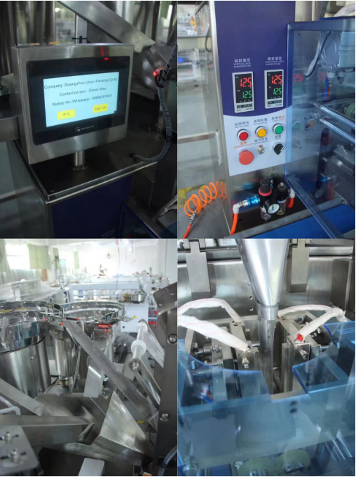 Four Vibrator Bowl Automatic Sealer Machine Counting Sachet Packing Machine