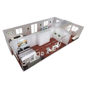 Steel Frame Foldable Living Expandable Container House