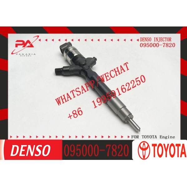 Common rail injector 095000-7820 Common rail injector 095000 7820 23670-30265 is applicable to electronic Toyota injector