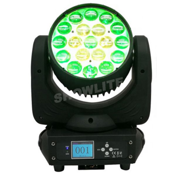 Quality 19*15w RGBW Led Wash Moving Head Light , Disco Dj Club Lights  LED Zoom MAC ACRA Moving Head Light wholesale