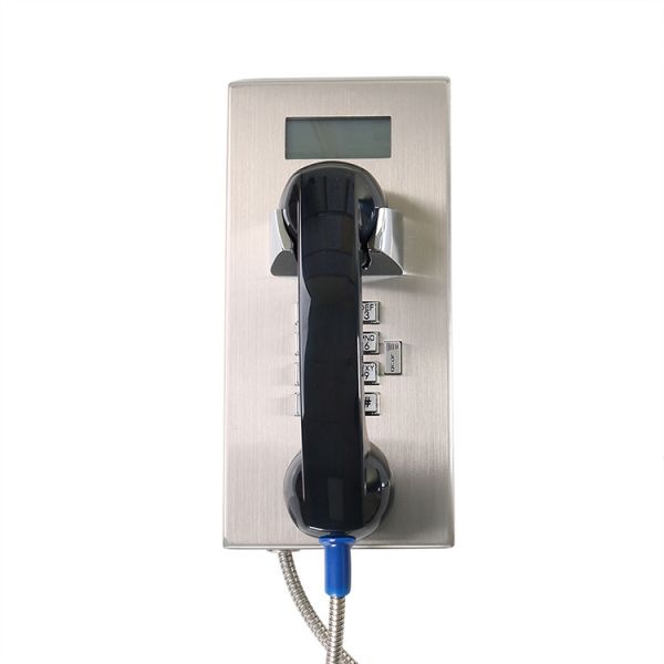 Quality Wall Mounted Vandal Proof Telephone , Heavy Duty Analog Phone With LCD Display wholesale