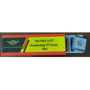 Square Radius Shape Carbide Cutting Tool Inserts 15x15x2.5-37°