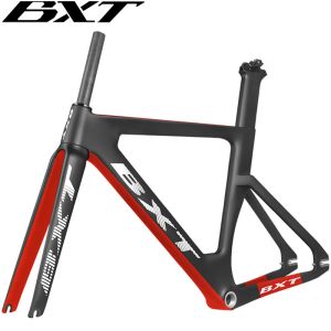700C Chameleon Color Carbon Fiber Road Frame Fixed Gear Tracking Road Frameset