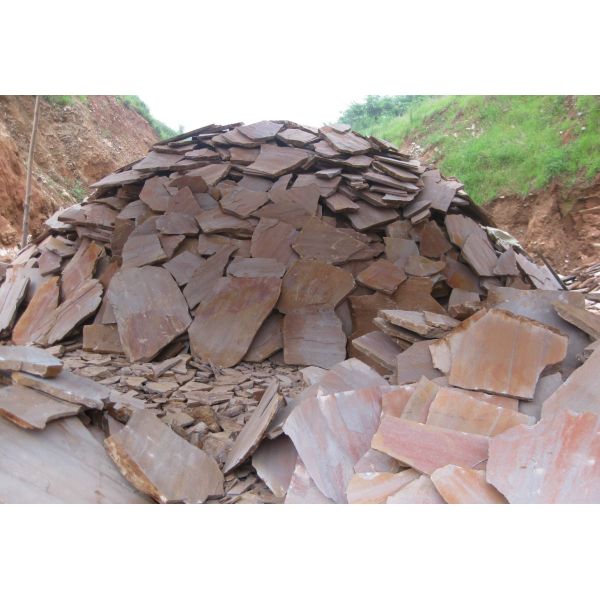 Red Slate Random Flagstone Irregular Flagstone Crazy Stone Slate Flagstone