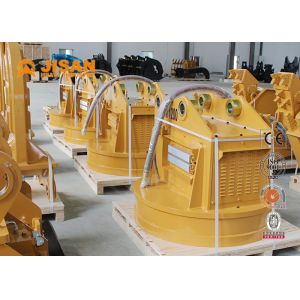 High Temperature Excavator Round Lifting Magnet For Scraps Attachment