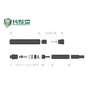 China DTH Drilling Tools proprietary heat treatment process DTH90-I Hammer on sale