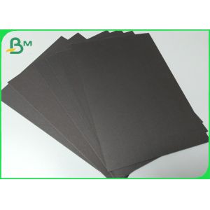 Recyclable 250g Black Cardboard Paper Sheets With Good Folding