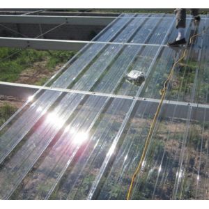 Hard Clear Polycarbonate Corrugated Sheet Plastic PC Corrugated Roofing Sheets