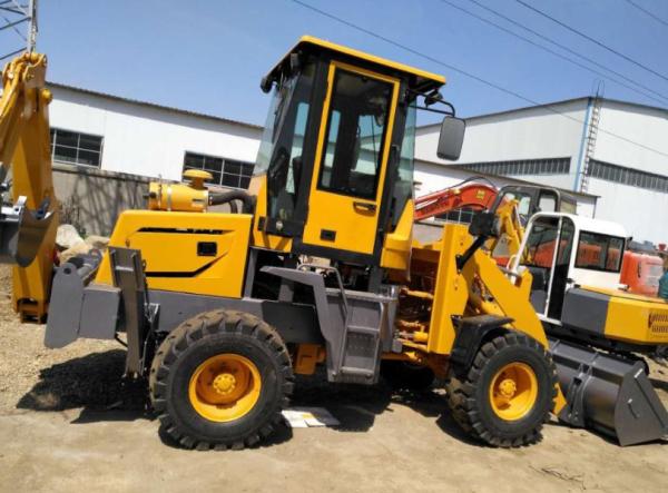 Quality 50hp Mini Tractor Backhoe Loader , 3t Front End Loader Backhoe wholesale