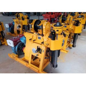 Diesel Engine Power Borehole Drilling Machine With BW 160 Mud Pump 150 Meters