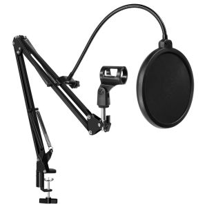 Bm 800 Foldable M35 Microphone Stand With Clamp