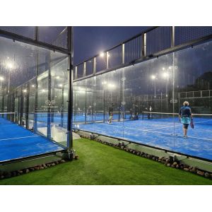 Transform Outdoor Space Panoramic Paddle Court Artificial Turf and Foundation