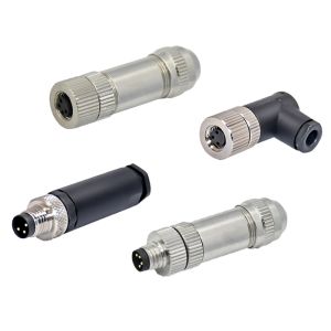 IP67/IP68 Waterproof M8 Circular Connector with 3/4/5/6/8 Pin Configuration and