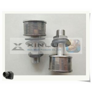 Quick Connect Filter Wedge Wire Screen Nozzle 45mm 53mm Diameter For Absorption