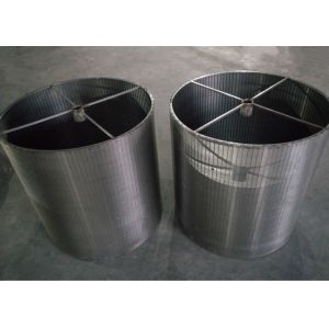 Cheap Reverse Profile V Wire Screen / Wedge Wire Screen For Petroleum Industry for sale