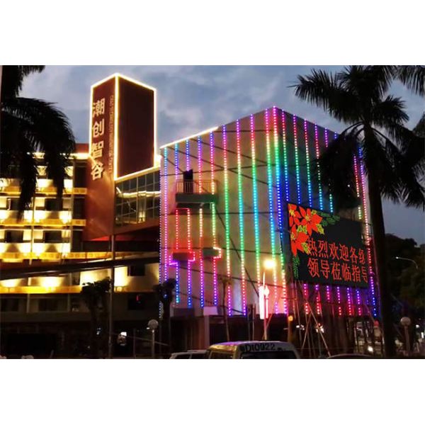 30mm LED Lighting with IP67 Rated 12V RGB LED Pixel Lights PC Material Warm