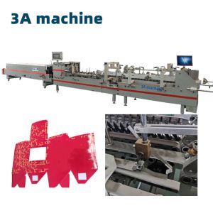 Easy-to-Operate SHH 800AG-2 Automatic Bottom Lock Turkey Folder Gluer Carton