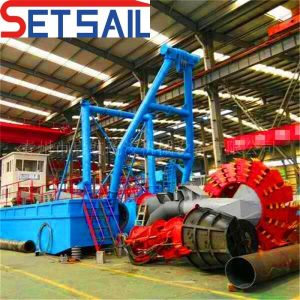 Initial Payment Diesel Engine Power Wheel Bucket Dredging Sand Ship with