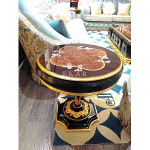 2015 hot sale round low coffee table end table safe TT-016