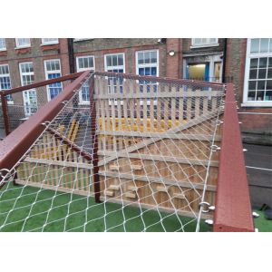 316l Stainless Steel Woven Wire Mesh 1.2mm Architecture Facade Anti Fall