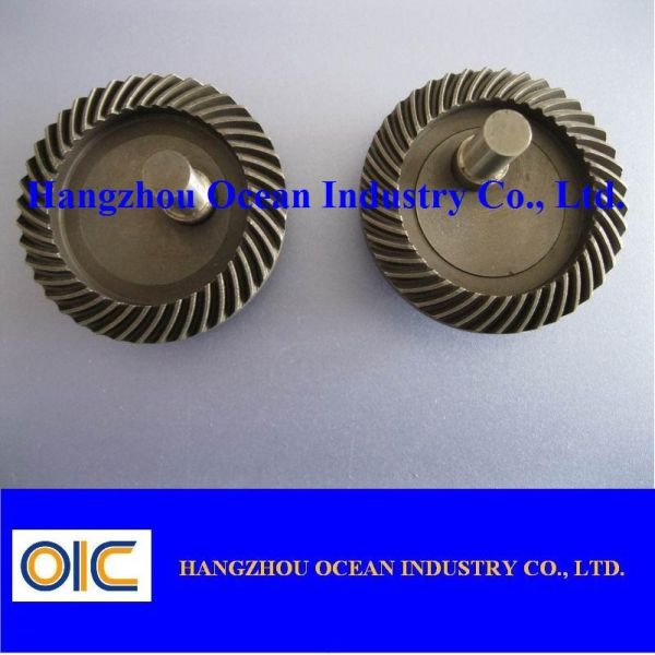 Quality 5-7 Minutes Accuracy Standard Color Left Hand 20 Degree Pressure Angle Bevel Pinion Gear wholesale