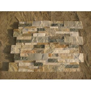 China Split Natural Quartzite 12mm Slate Culture Stone on sale