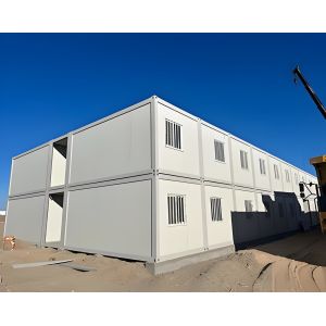 Steel Structure Prefab Flat Pack Container House Modular Workers Accommodation