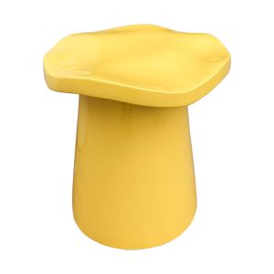 Cozy Circle Lotus Leaf Coffee Table Modern No Assembly Design