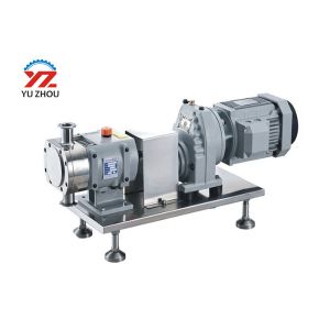 China Sanitary Feeding Rotary Lobe Pump High Viscosity With Heat Jacket on sale