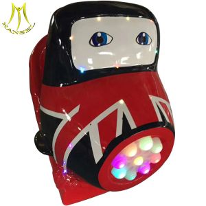 Hansel amusement park electric coin operated fiberglass kiddie ride for indoor