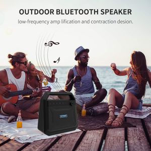 Active Portable Outdoor Bluetooth Speakers , K10 Bluetooth Audio Speaker Actions