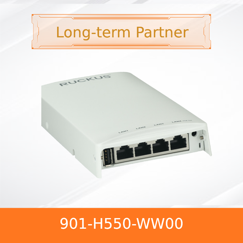 RUCKUS H550 Wall-Mounted Wi-Fi 6 Access Point with IoT & Switch 1.8Gbps 901-H550