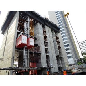 58m/Min Building Construction Hoist 500m Temporary Construction Elevators