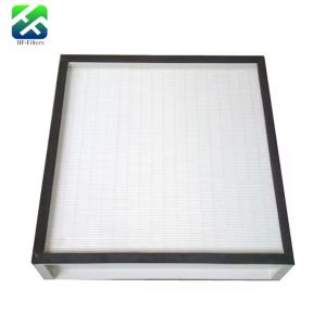 H13 H14 HEPA And ULPA Filters U15 U16 U17 Mini Pleat HEPA Filter Glass Fiber