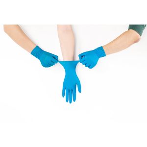 China High Elastic Pure Disposable Medical Nitrile Gloves Protective Nitrile Gloves on sale