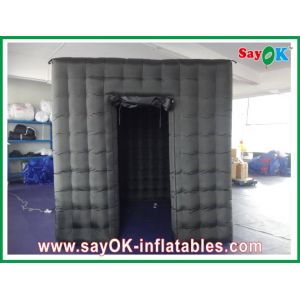 Photo Booth Wedding Props Versatile Black Inflatable Photo Booth With Two Doors