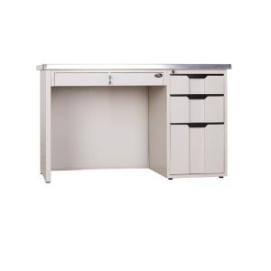 Cheap Metal Top Office Steel Executive Desk Table With Three Drawers for sale