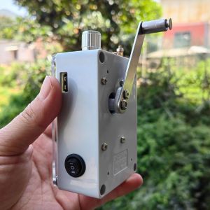 Outdoor Portable Hand Crank Charge Generator Cellphone Charger Emergency