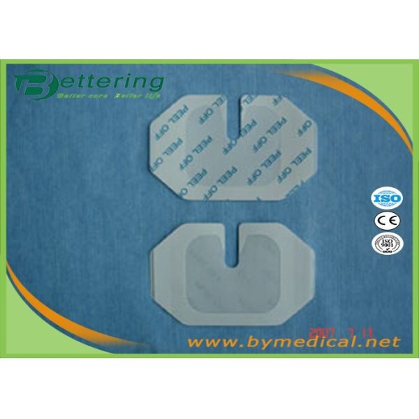 Quality A0607XU paper frame shape medical sterile permeable transparent PU IV Cannula Dressing waterproof PU film wound dressing wholesale