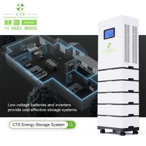 CTS 48v 100ah 200ah Lifepo4 Home Storage Battery Stackable Customized