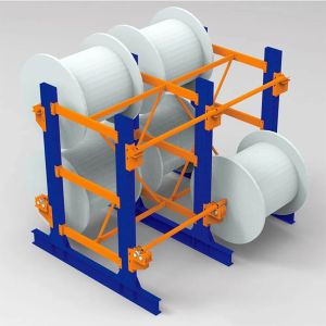 Cantilever Racking Roll Drum Storage Cable Reel Rack Steel Coil Roll Rack