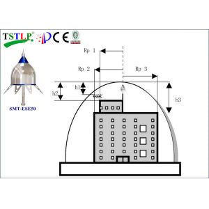 Cheap Patented Ese Lightning Conductor 304SS Housing Material For Thatch Roofs for sale