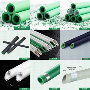 China Round Fiberglass Ppr Composite Pipe  PN 25 Plastic Composite Pipe Hot Melting on sale