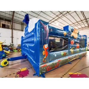 Customzied Inflatable Bouncy House Undersea World Fun City Jumping Castle
